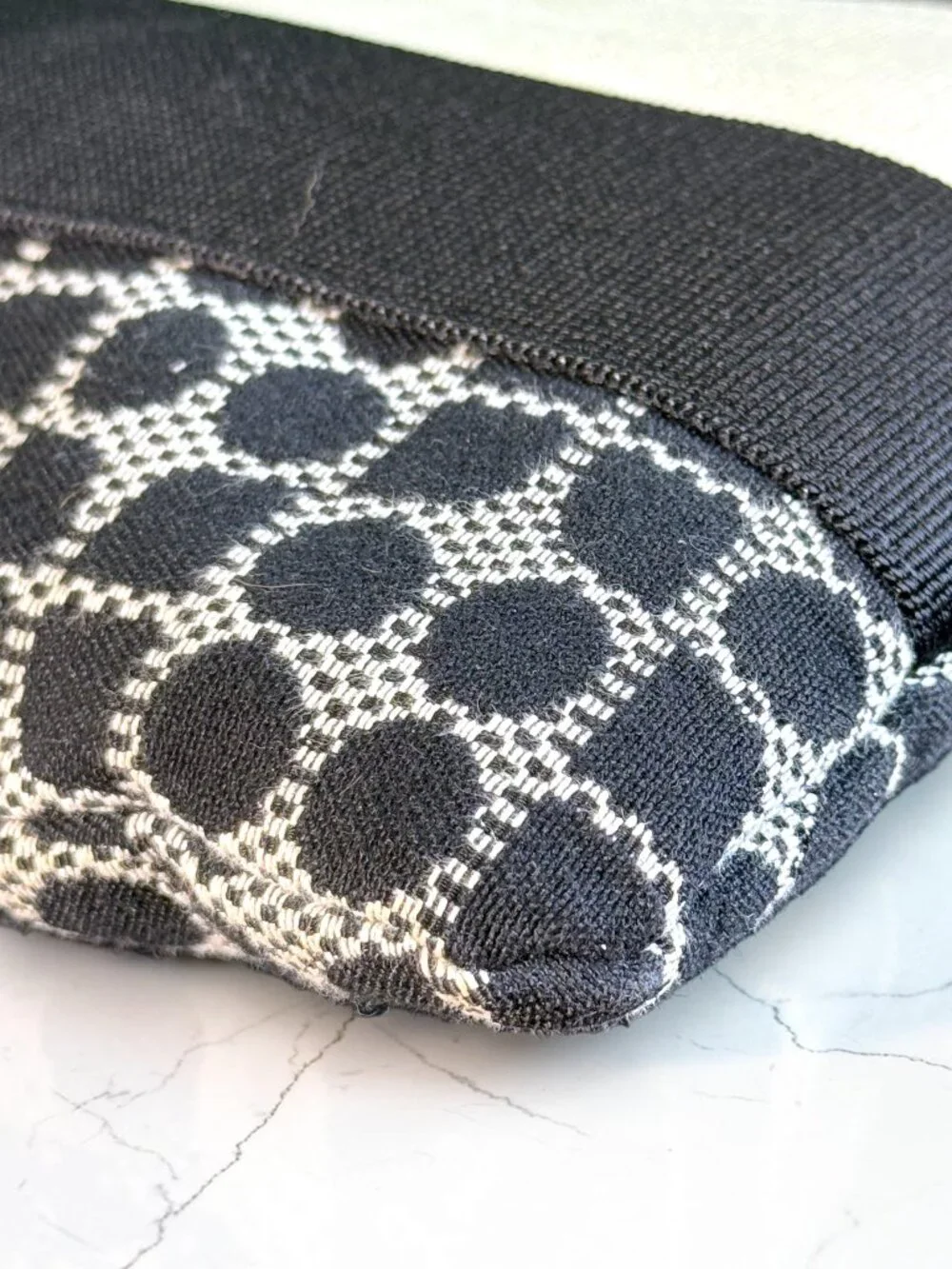 Kate Spade Dot Noel Black and White Swingpack Crossbody Bag